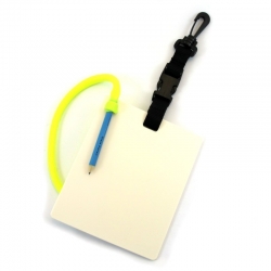 Schreibtafel mit Clip und Stift